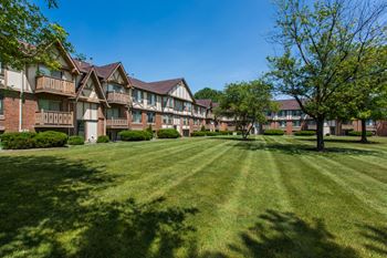 Private and Green Space  at Polo Run Apartments, Greenwood, Indiana
